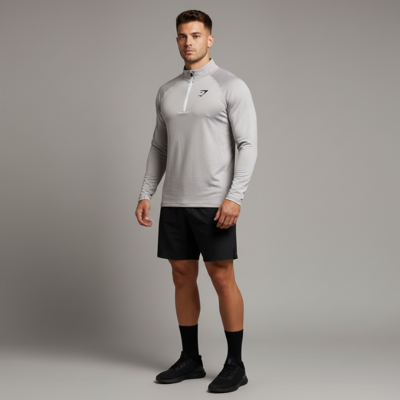 Gymshark Quarter Zip-Up Sweater