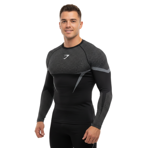 Gymshark Onyx 5.0 Seamless Long Sleeve T-shirt
